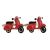 Red Scooter MOD Cufflinks