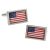 USA Flag Bordered Cufflinks