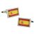 Spain Flag Bordered Cufflinks
