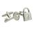 Padlock and Key Locked In Love Cufflinks