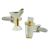 Cocktail Shaker and Glass Martini Green Olive Cufflinks