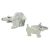Value Saver Dog and Kennel Pet Cufflinks