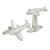 Jumbo Jet Aeroplane Airplane Pilots Cufflinks
