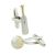 Cricket Bat & Ball Sport Two Tone Cufflinks