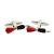 Red & Black Darts Sport Cufflinks