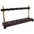 Metal Pillar 6 Position  Dark Camwood Pipe Rack (1)