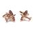 Rose Gold Coloured Spitfire Cufflinks