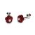 Crystal  Red Rose Cufflinks