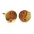 Brass Brushed Question Marks Cufflinks