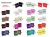 Wedding Text Square Cufflinks with 19 different text bridal titles & 19 colours!   UNBOXED