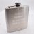 6oz Brushed Metal Hip Flask (engravable)