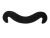 Mad Professor Stick on Photo Prop Moustache (WP1)