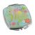 Contemporary Floral Mum Design Handbag Mirror (DWC)