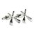 Crossed Rowing Oars Sailing Cufflinks
