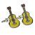 Acoustic Guitar Music Instrument Cufflinks