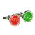 Stop Go Road Sign Cufflinks