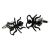 Black Ant Insect Cufflinks