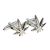 Smokers Cannabis Leaf Cufflinks