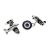 Spitfire & Roundel RAF War Aeroplane Chain Style Cufflinks