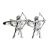 Archer  Bow & Arrow Archery Sport Cufflinks