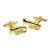 Brass Band Tuba Gold Plated Music Instrument Cufflinks