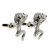 Striking Cobra Snake Cufflinks