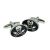 Skull & Crossbones Oval Enamelled Cufflinks