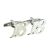 Rhodium Plated Age 18 With Crystal Cufflinks