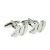 Rhodium Plated Age 40 or 40th Anniversary Cufflinks