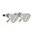 Rhodium Plated AGE 70 Cufflinks