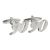 Rhodium Plated AGE 90 Cufflinks