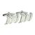 Rhodium Plated AGE 100 Cufflinks