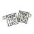 VENI VIDI VICI I came I saw I conquered Cufflinks