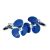 Blue Ships Propeller sailing Cufflinks