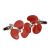 Sailing Red Ships Propeller Sailors Cufflinks