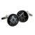 Black & Silver Enamelled Masonic Freemason Cufflinks