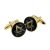 Black & Gold Enamelled Masonic Freemason Cufflinks