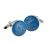 Blue & Silver Enamelled Masonic Freemason Cufflinks