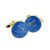 Blue & Gold Enamelled Masonic Freemason Cufflinks with G