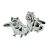 Sitting Bulldog Dog Pet Cufflinks