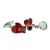 Red Boxing Gloves Chain Style Cufflinks