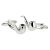 Bent Shape Smoking Pipe Smokers Cufflinks