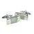 Rhodium Plated Classic Cufflinks with White insert (DWC)