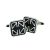 Black Enamelled Classic Cufflinks (DWC)