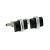Black Acrylic Rectangular Classic Cufflinks