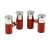 Chain Style Double Red Shotgun Shell Cufflinks