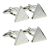 Masonic Engraved Triangular Cufflinks