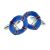 Sailing Boat Blue & Red Life Belt Lifebuoy Sailors Cufflinks