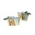 Acordian 2 tone music instrument Cufflinks
