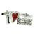 I Love Springer Spaniel Dog Cufflinks